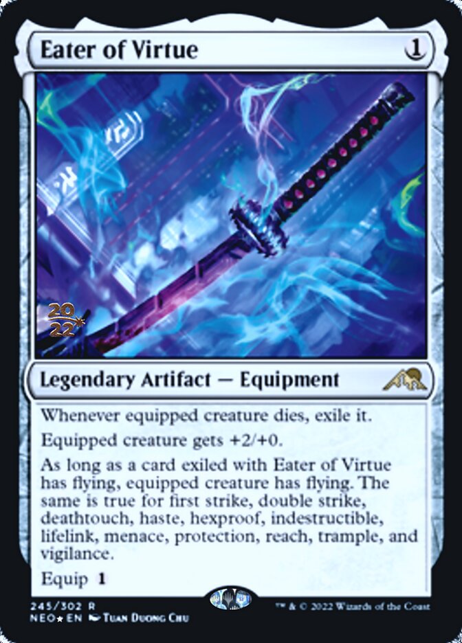 Eater of Virtue [Kamigawa: Neon Dynasty Prerelease Promos] | Game Master's Emporium (The New GME)