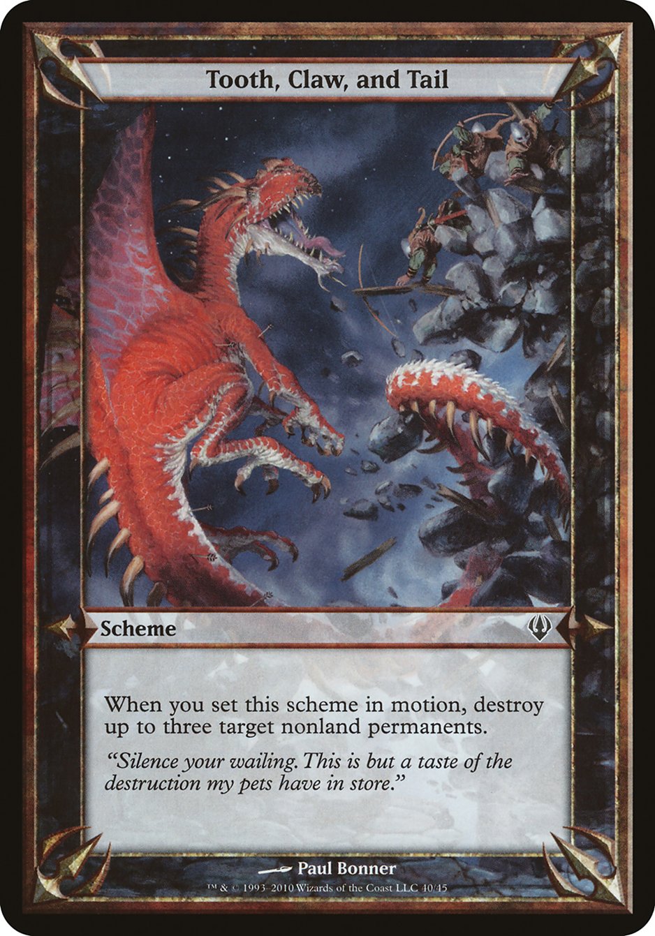 Tooth, Claw, and Tail (Schemes) [Archenemy Schemes] | Game Master's Emporium (The New GME)