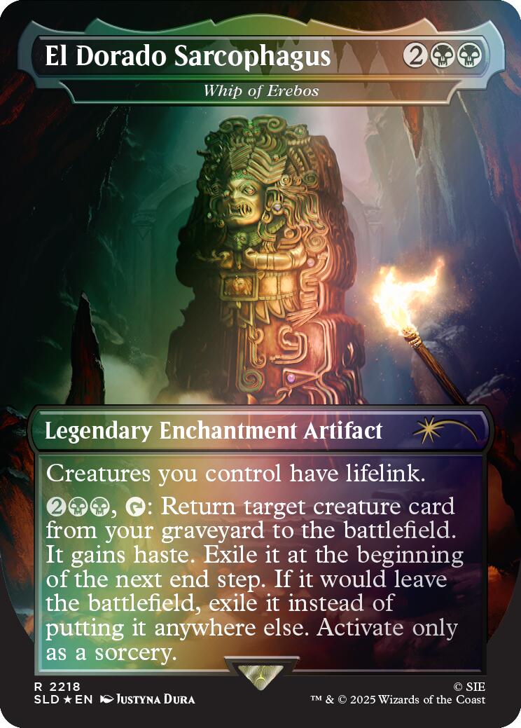El Dorado Sarcophagus - Whip of Erebos (Rainbow Foil) [Secret Lair Drop Series] | Game Master's Emporium (The New GME)