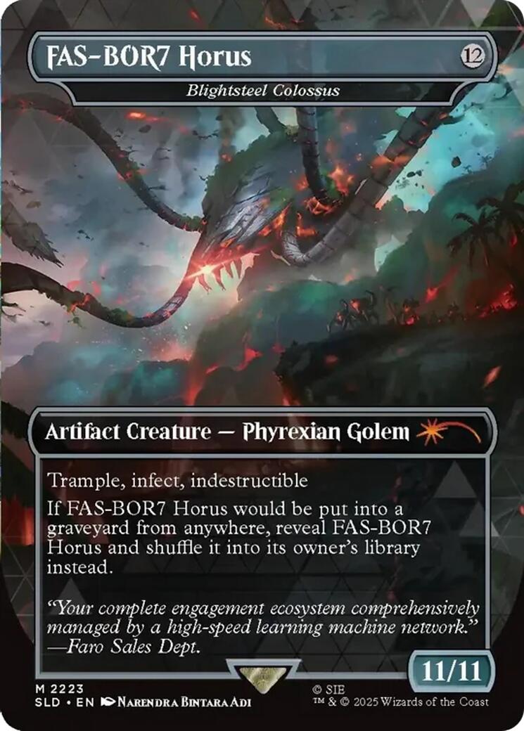 FAS-BOR7 Horus - Blightsteel Colossus [Secret Lair Drop Series] | Game Master's Emporium (The New GME)