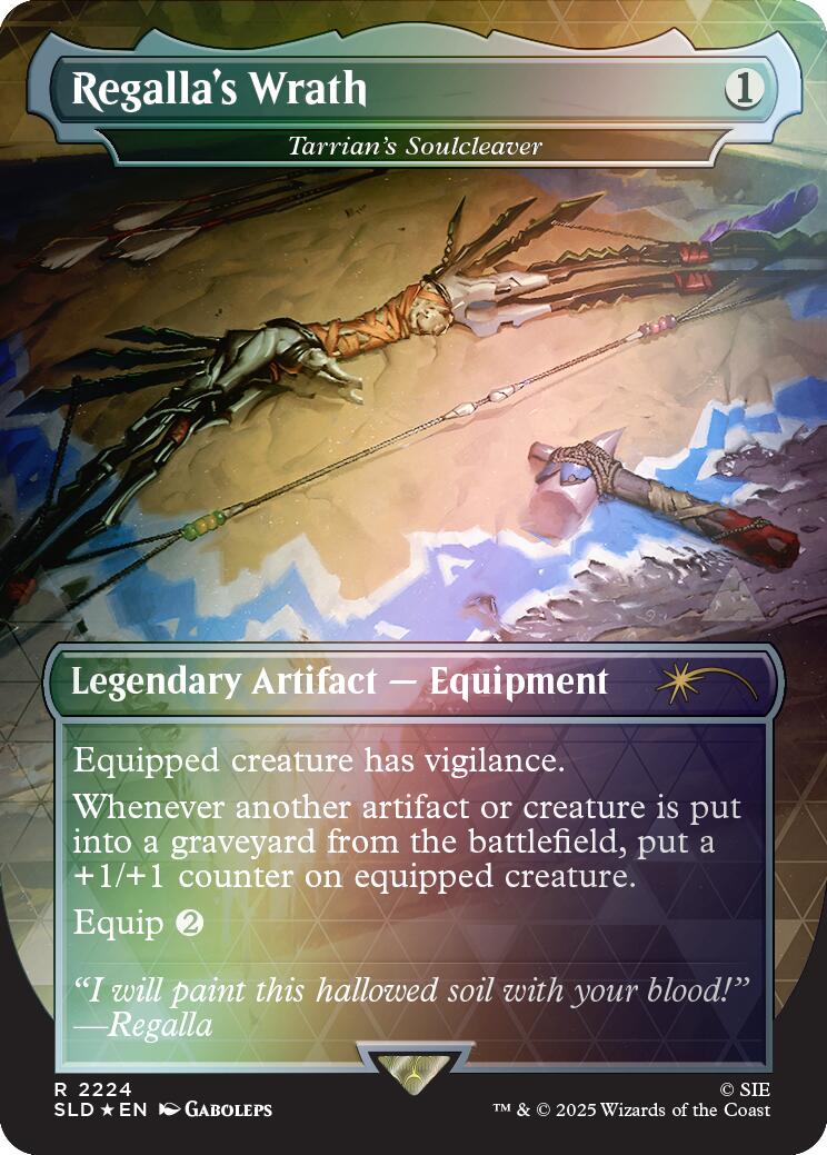 Regalla's Wrath - Tarrian's Soulcleaver (Rainbow Foil) [Secret Lair Drop Series] | Game Master's Emporium (The New GME)