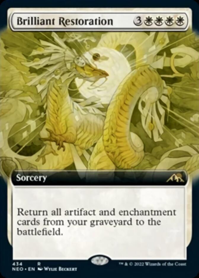 Brilliant Restoration (Extended Art) [Kamigawa: Neon Dynasty] | Game Master's Emporium (The New GME)