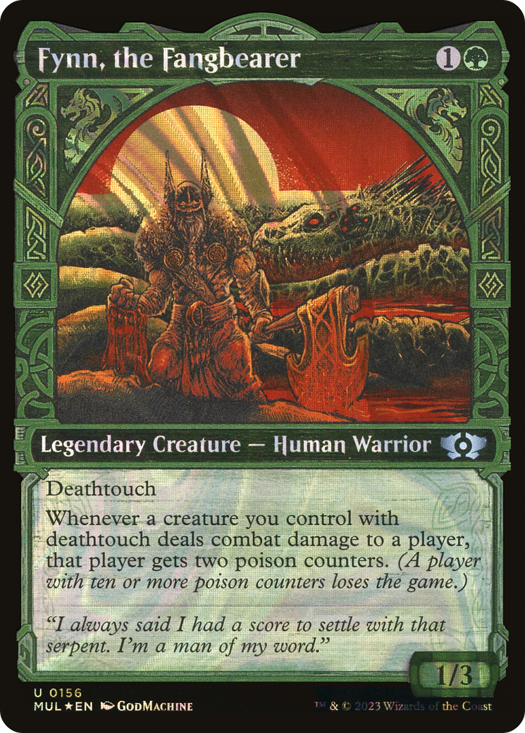 Fynn, the Fangbearer (Halo Foil) [Multiverse Legends] | Game Master's Emporium (The New GME)