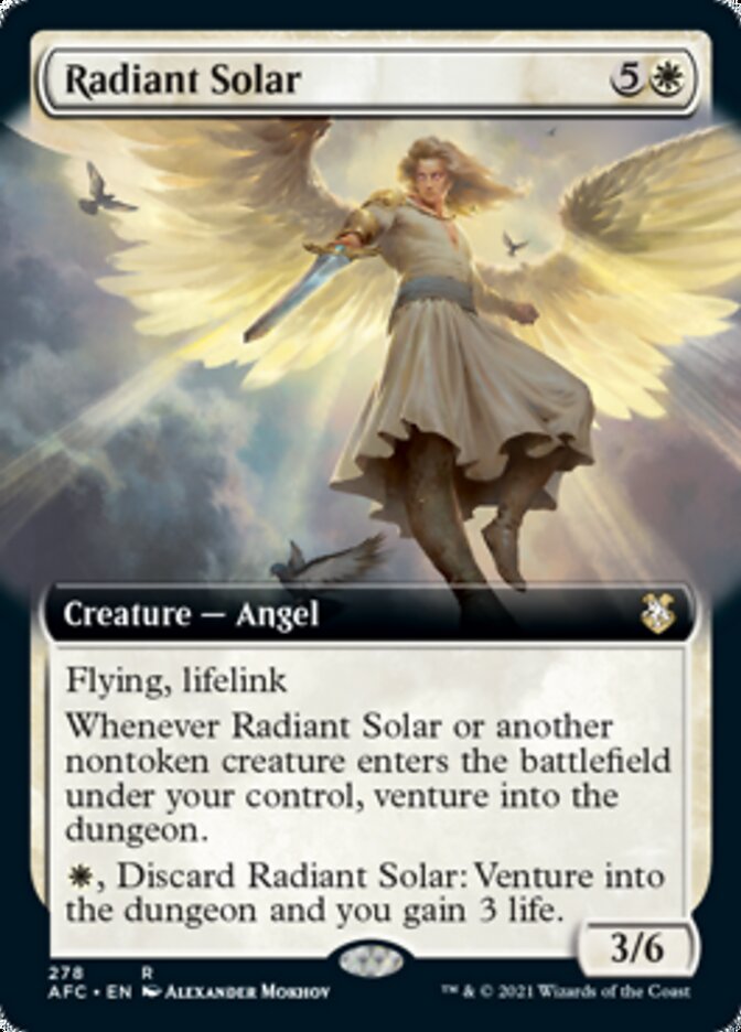 Radiant Solar (Extended Art) [Dungeons & Dragons: Adventures in the Forgotten Realms Commander] | Game Master's Emporium (The New GME)