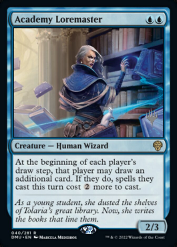 Academy Loremaster (Promo Pack) [Dominaria United Promos] | Game Master's Emporium (The New GME)