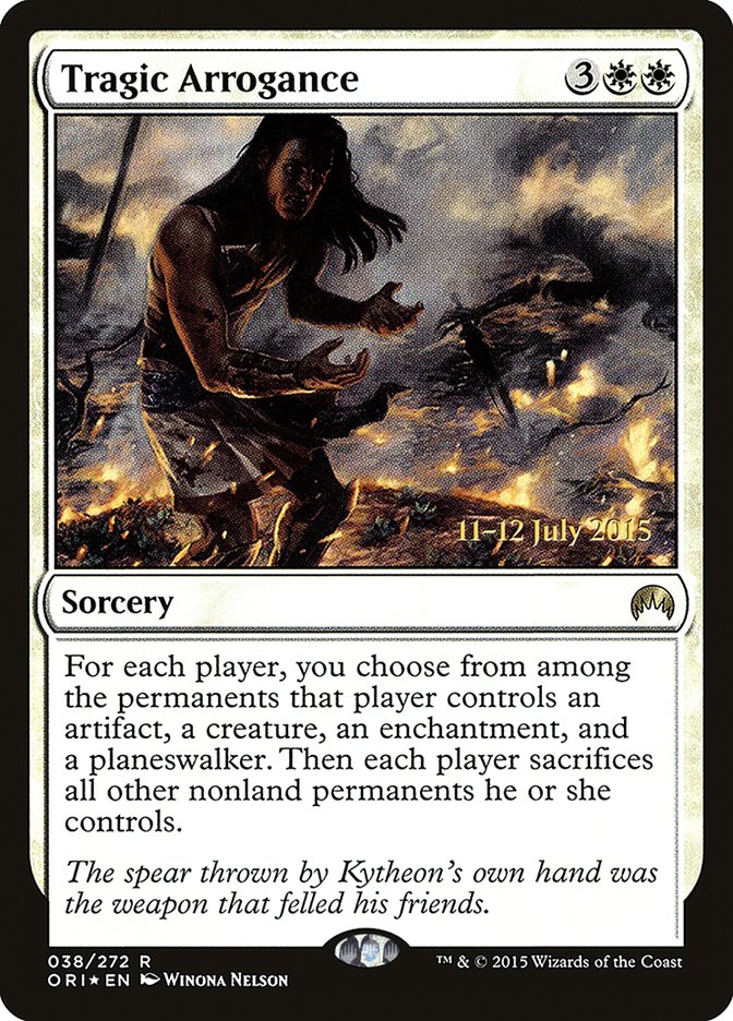 Tragic Arrogance [Magic Origins Prerelease Promos] | Game Master's Emporium (The New GME)
