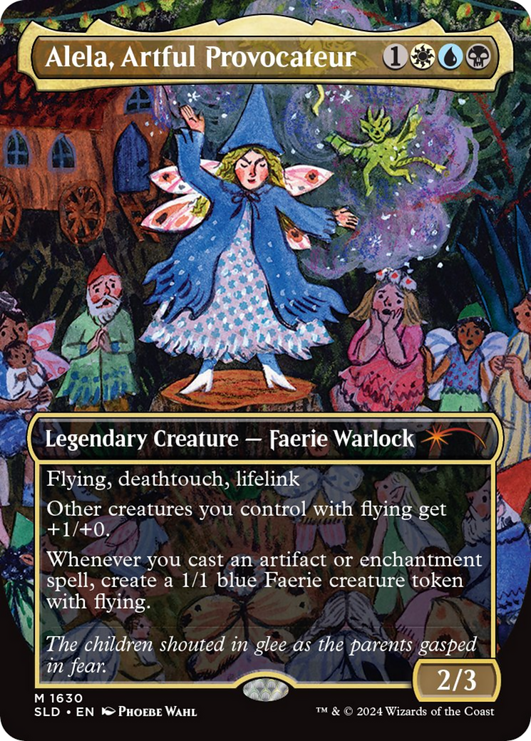 Alela, Artful Provocateur (1630) (Rainbow Foil) [Secret Lair Drop Series] | Game Master's Emporium (The New GME)