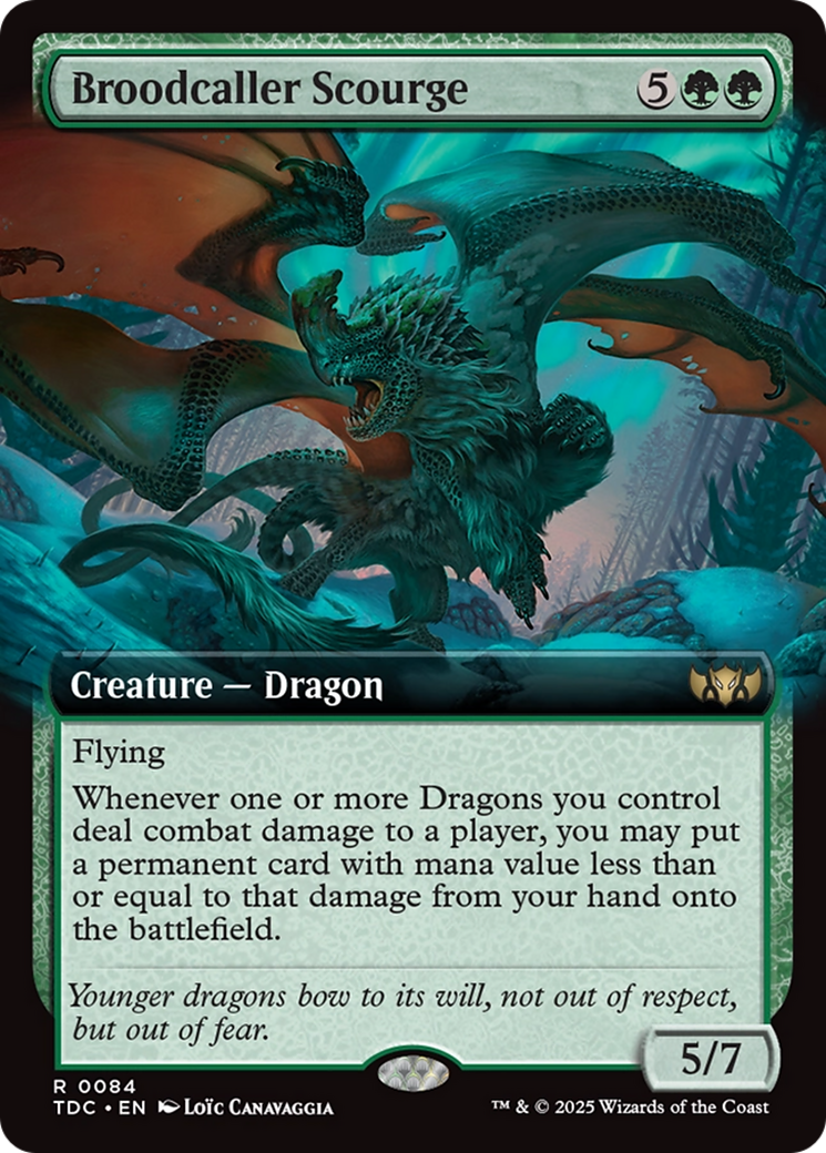 Broodcaller Scourge (Extended Art) [Tarkir: Dragonstorm Commander] | Game Master's Emporium (The New GME)