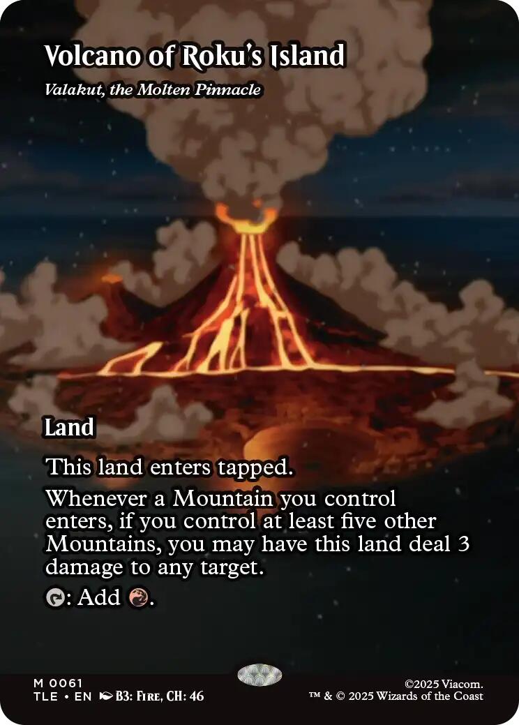 Volcano of Roku's Island - Valakut, the Molten Pinnacle [Avatar: The Last Airbender: Eternal-Legal] | Game Master's Emporium (The New GME)