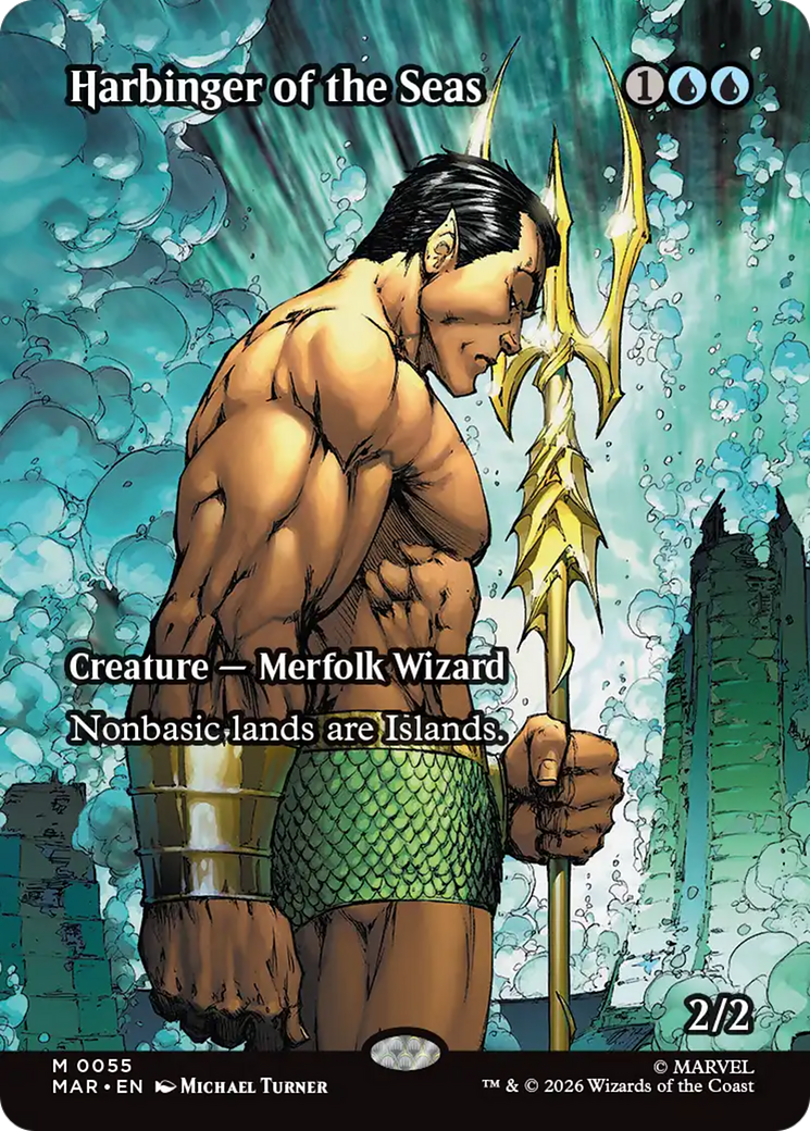 Harbinger of the Seas (Borderless) [Marvel Universe: Eternal-Legal] | Game Master's Emporium (The New GME)