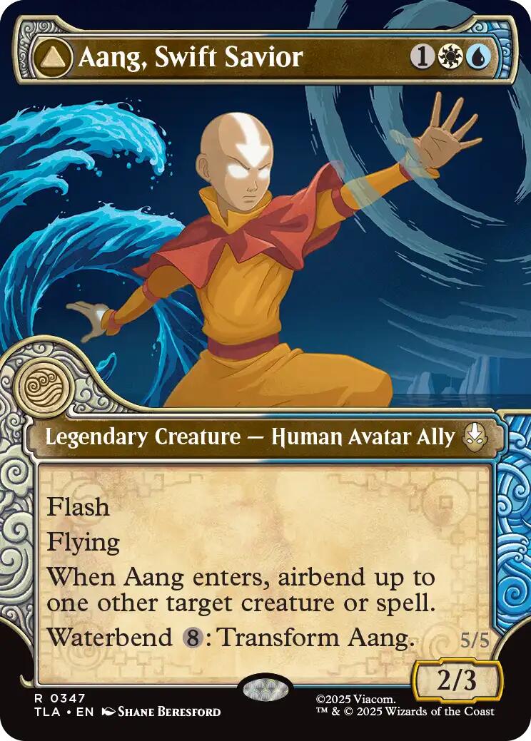 Aang, Swift Savior (Showcase) [Avatar: The Last Airbender] | Game Master's Emporium (The New GME)