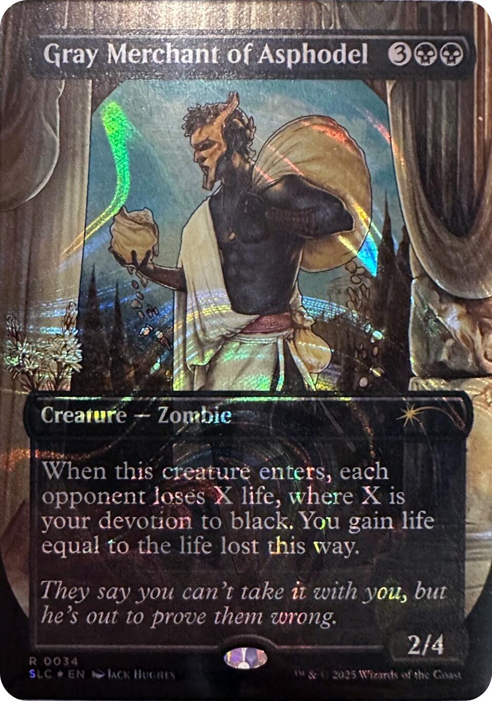 Gray Merchant of Asphodel (Halo Foil) [Secret Lair Countdown Kit] | Game Master's Emporium (The New GME)