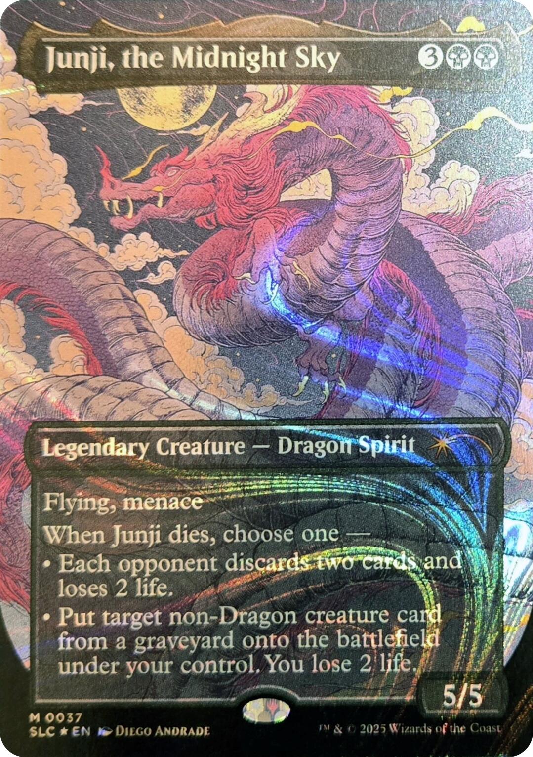 Junji, the Midnight Sky (Halo Foil) [Secret Lair Countdown Kit] | Game Master's Emporium (The New GME)