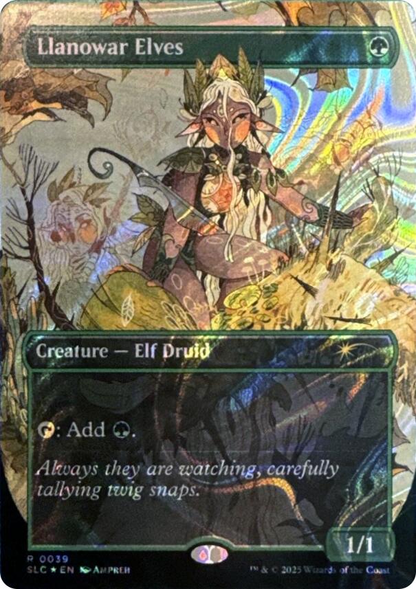 Llanowar Elves (Halo Foil) [Secret Lair Countdown Kit] | Game Master's Emporium (The New GME)