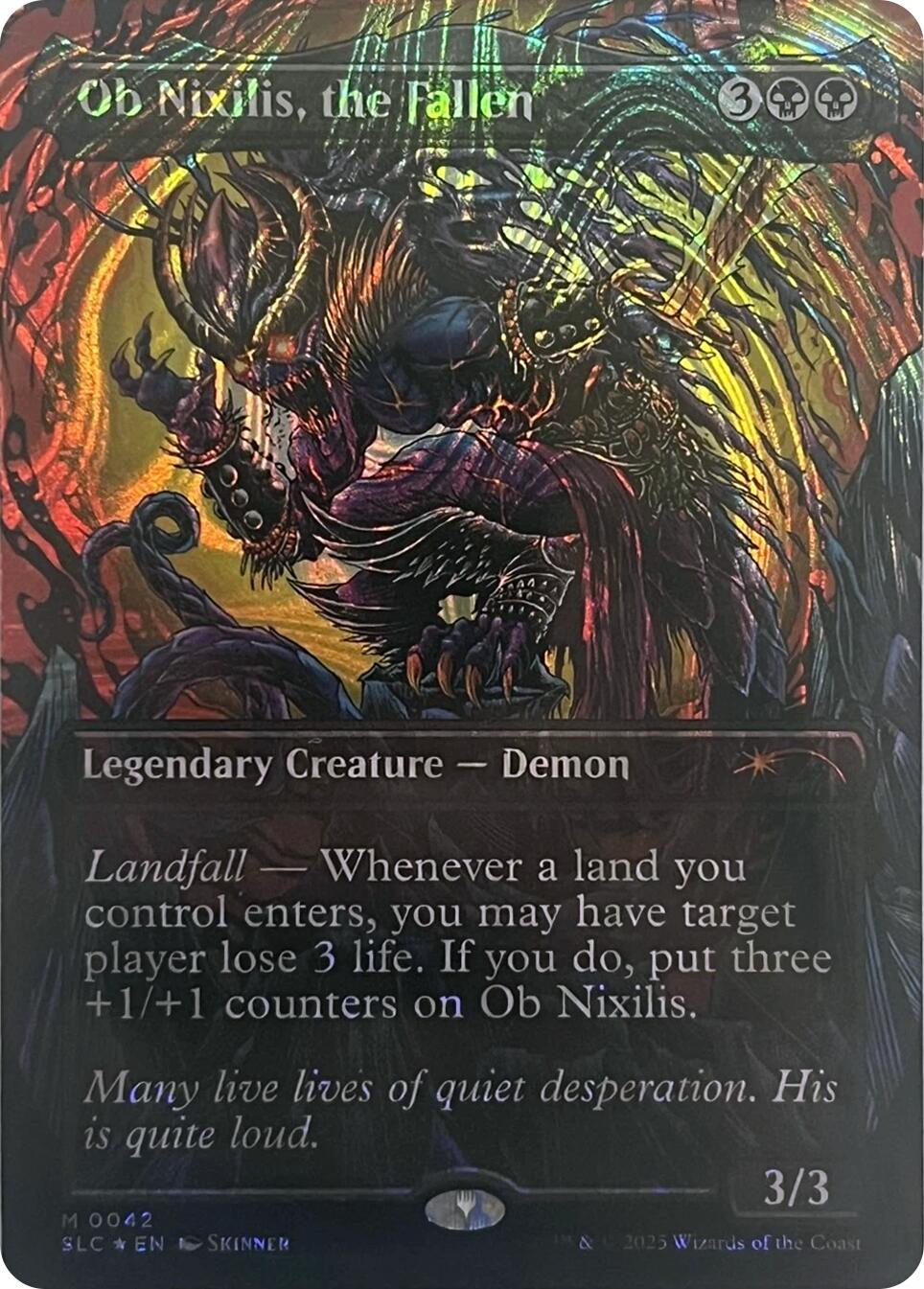 Ob Nixilis, the Fallen (Halo Foil) [Secret Lair Countdown Kit] | Game Master's Emporium (The New GME)