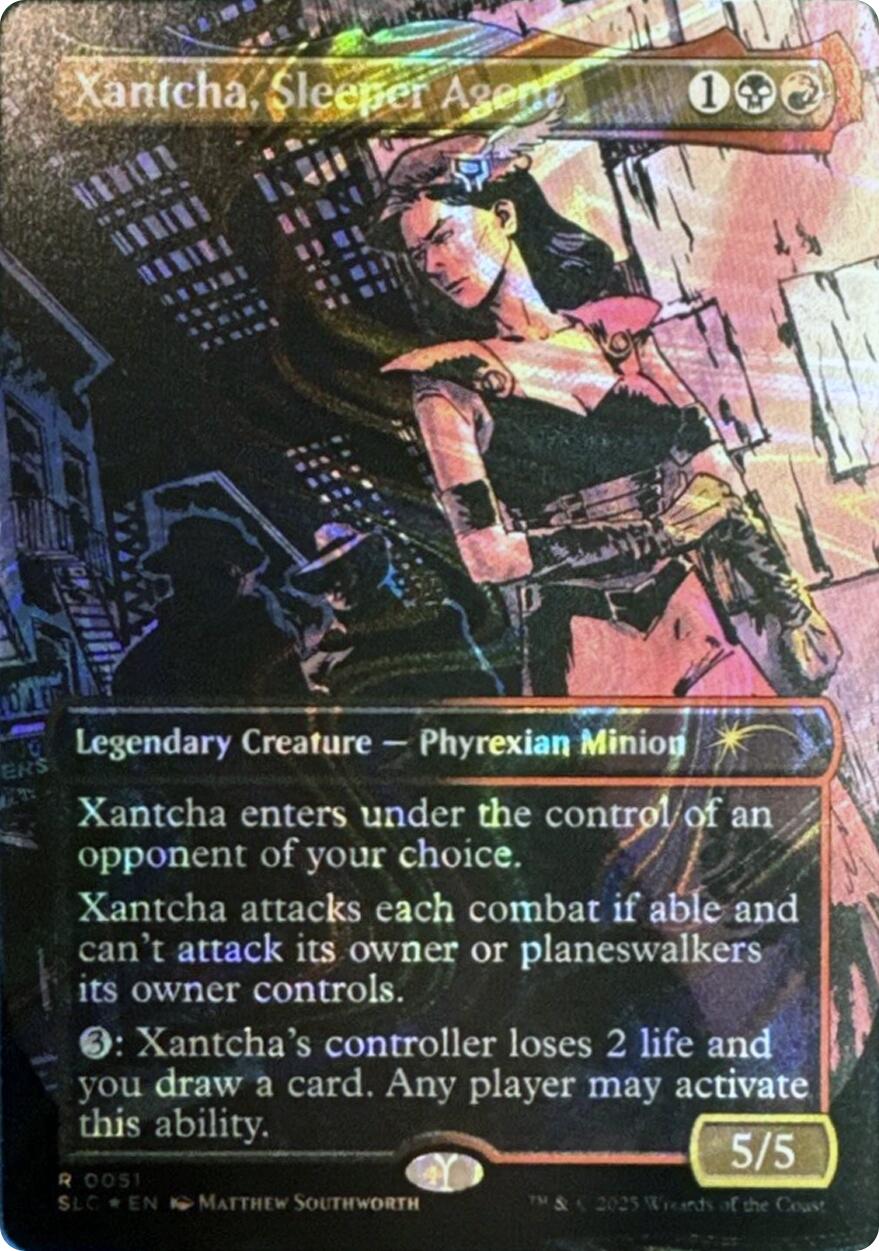 Xantcha, Sleeper Agent (Halo Foil) [Secret Lair Countdown Kit] | Game Master's Emporium (The New GME)