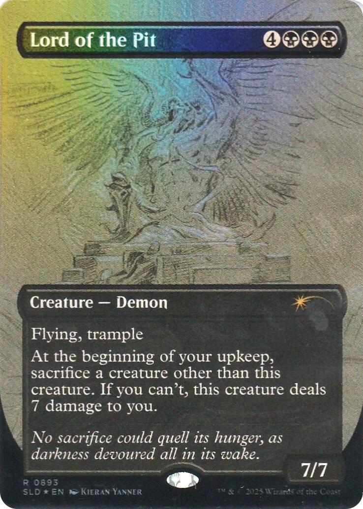 Lord of the Pit (Sketch Showcase) (Rainbow Foil) [Secret Lair Drop Series] | Game Master's Emporium (The New GME)