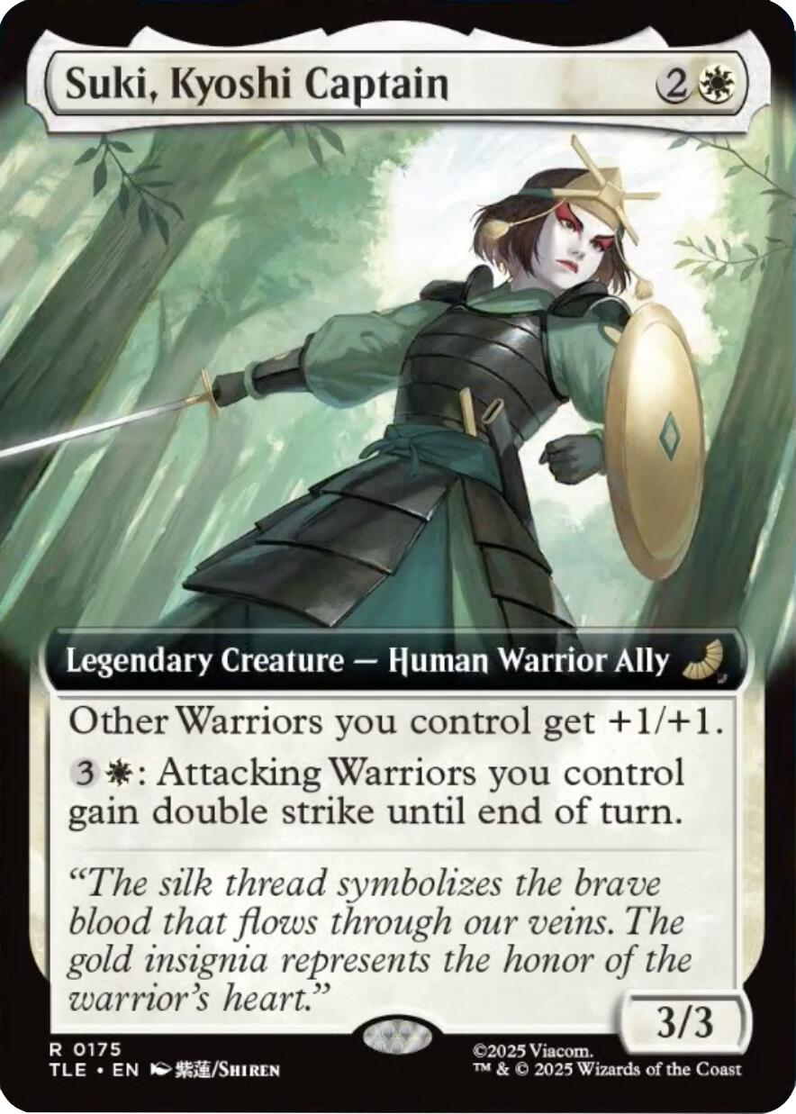 Suki, Kyoshi Captain (Extended Art) [Avatar: The Last Airbender: Eternal-Legal] | Game Master's Emporium (The New GME)