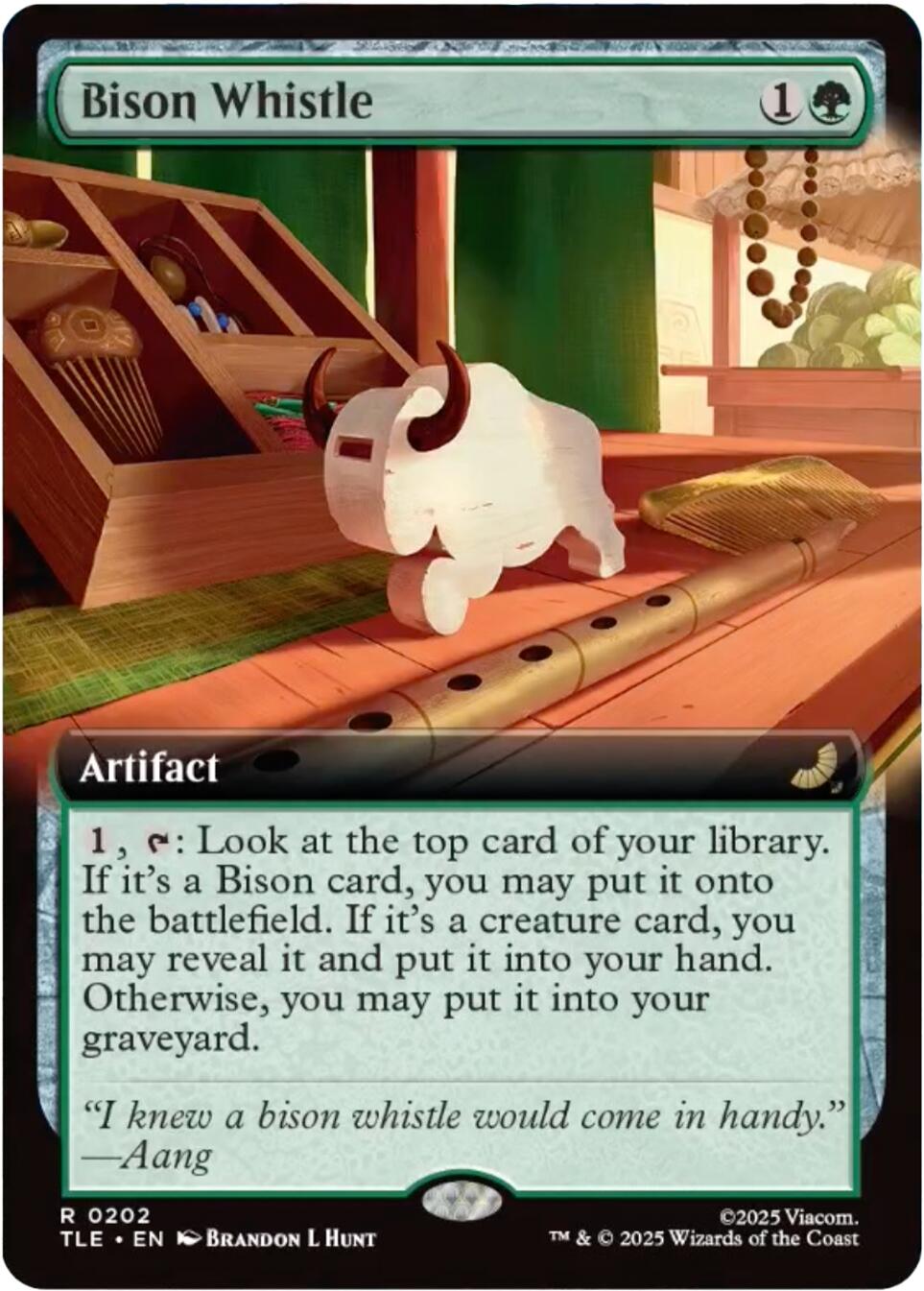 Bison Whistle (Extended Art) [Avatar: The Last Airbender: Eternal-Legal] | Game Master's Emporium (The New GME)
