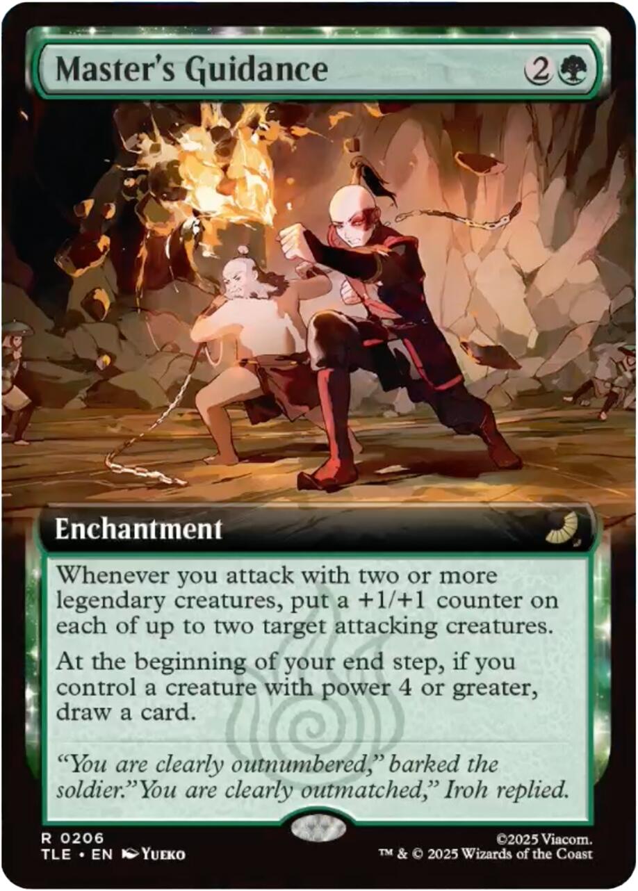 Master's Guidance (Extended Art) [Avatar: The Last Airbender: Eternal-Legal] | Game Master's Emporium (The New GME)