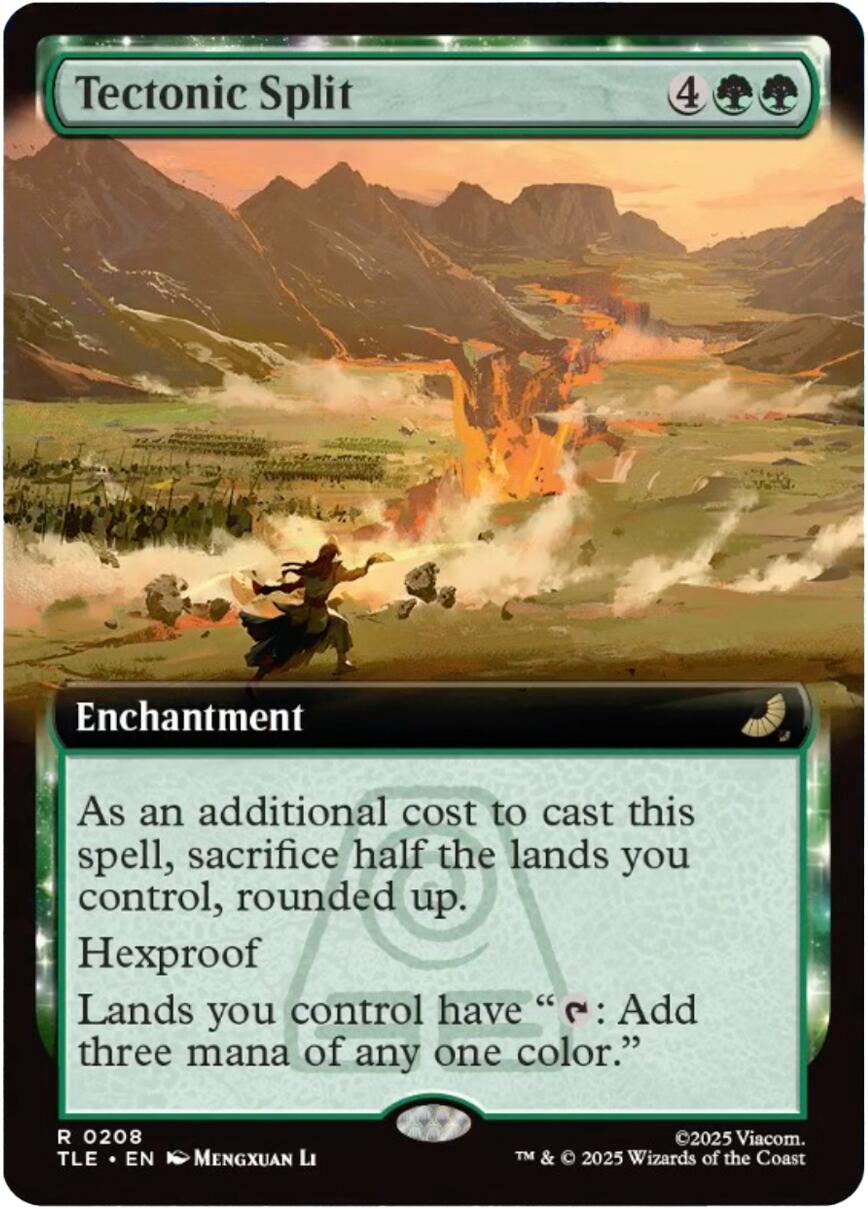Tectonic Split (Extended Art) [Avatar: The Last Airbender: Eternal-Legal] | Game Master's Emporium (The New GME)
