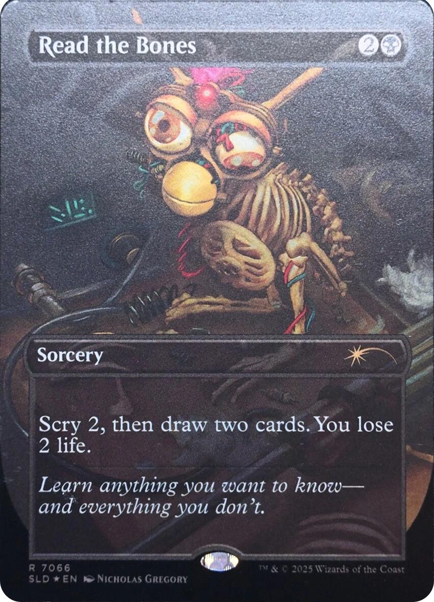 Read the Bones (Rainbow Foil) [Secret Lair Drop Series] | Game Master's Emporium (The New GME)