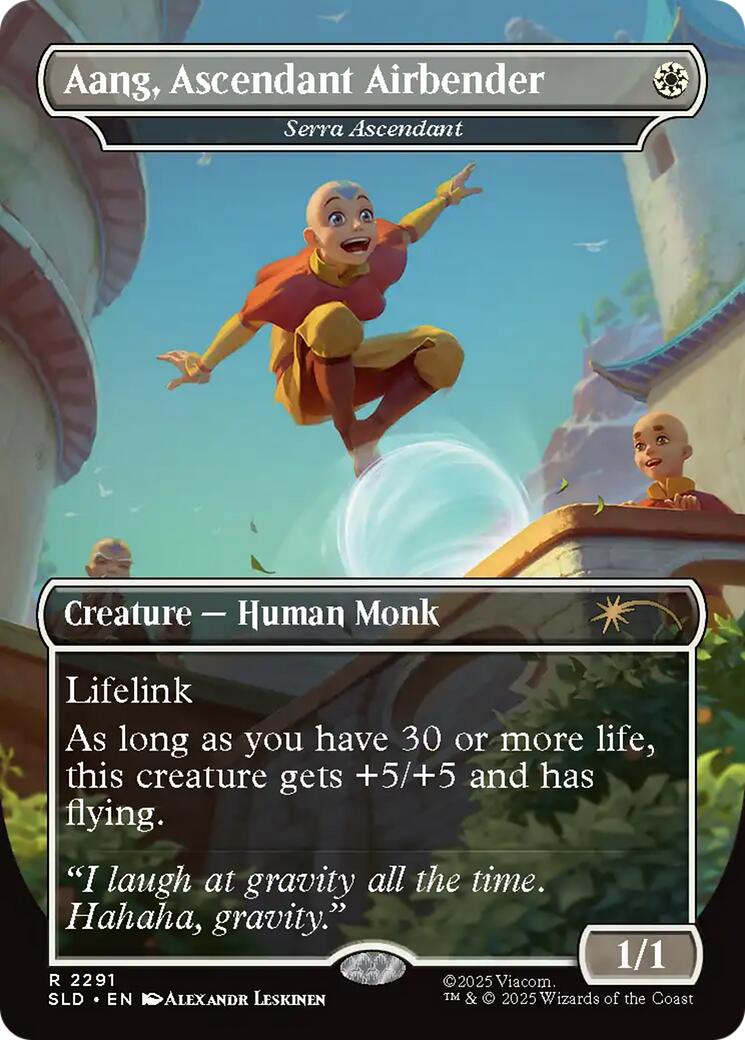 Aang, Ascendant Airbender - Serra Ascendant [Secret Lair Drop Series] | Game Master's Emporium (The New GME)