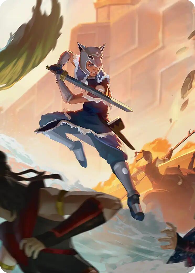 Sokka's Charge Art Card [Avatar: The Last Airbender Art Series] | Game Master's Emporium (The New GME)