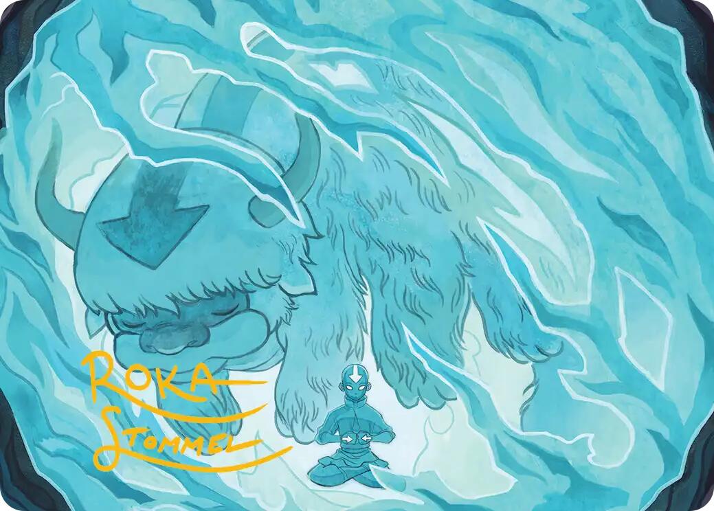 Aang's Iceberg 2 Art Card (Gold-Stamped Signature) [Avatar: The Last Airbender Art Series] | Game Master's Emporium (The New GME)