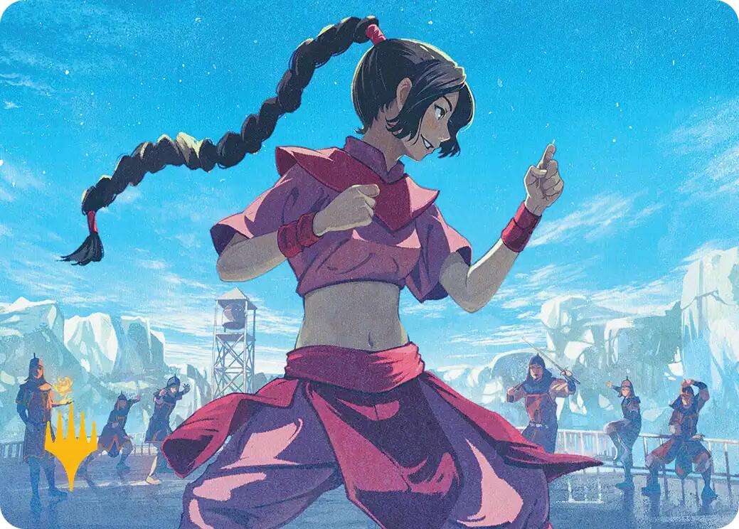 Ty Lee, Chi Blocker Art Card (Gold-Stamped Planeswalker Symbol) [Avatar: The Last Airbender Art Series] | Game Master's Emporium (The New GME)