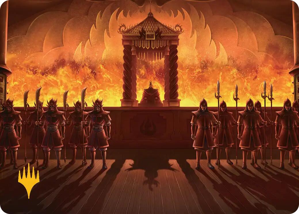 Fire Lord Ozai Art Card (Gold-Stamped Planeswalker Symbol) [Avatar: The Last Airbender Art Series] | Game Master's Emporium (The New GME)