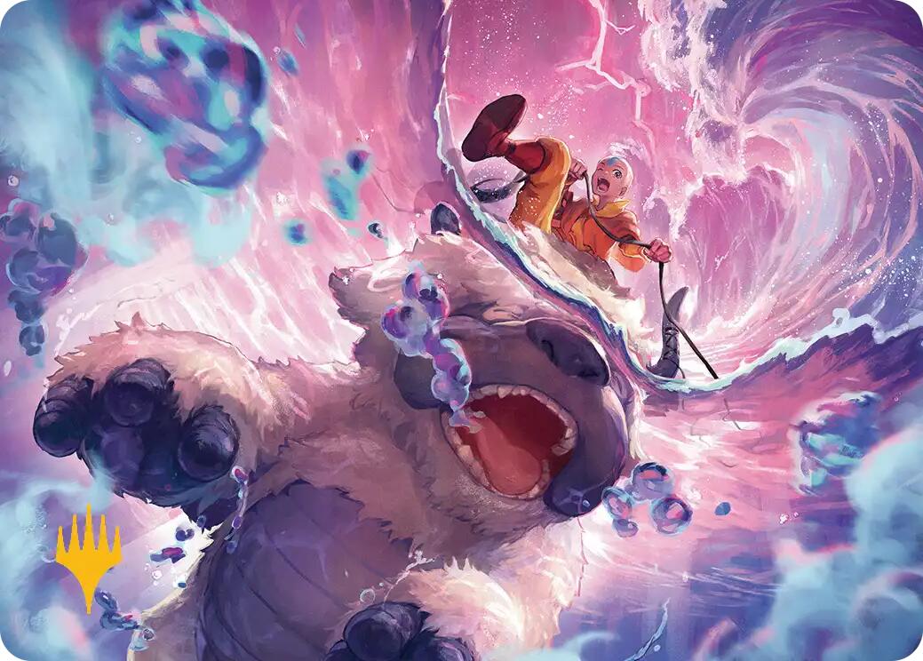 Storm of Memories Art Card (Gold-Stamped Planeswalker Symbol) [Avatar: The Last Airbender Art Series] | Game Master's Emporium (The New GME)