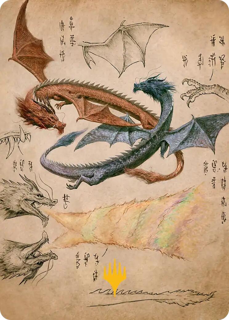 Ran and Shaw Art Card (Gold-Stamped Planeswalker Symbol) [Avatar: The Last Airbender Art Series] | Game Master's Emporium (The New GME)