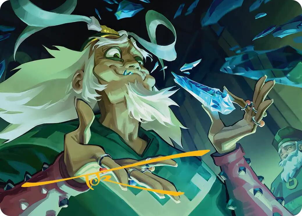 Bumi, King of Three Trials Art Card (Gold-Stamped Signature) [Avatar: The Last Airbender Art Series] | Game Master's Emporium (The New GME)