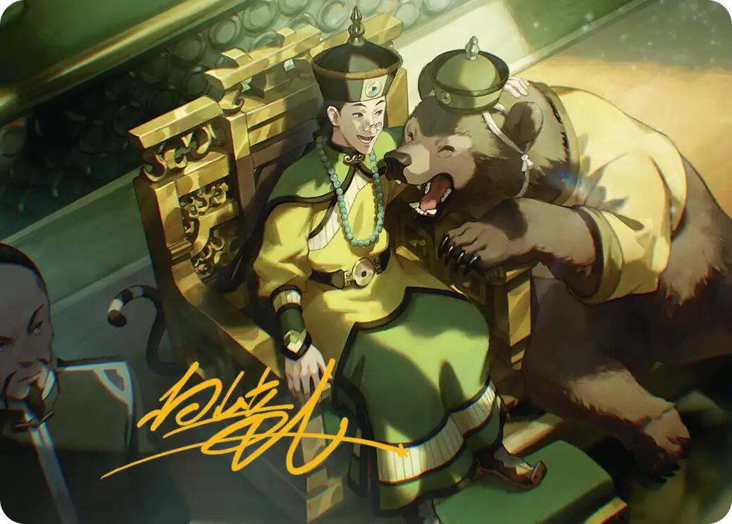 The Earth King Art Card (Gold-Stamped Signature) [Avatar: The Last Airbender Art Series] | Game Master's Emporium (The New GME)