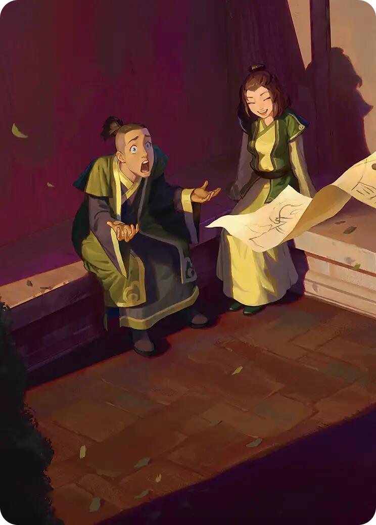 Sokka and Suki Art Card [Avatar: The Last Airbender Art Series] | Game Master's Emporium (The New GME)