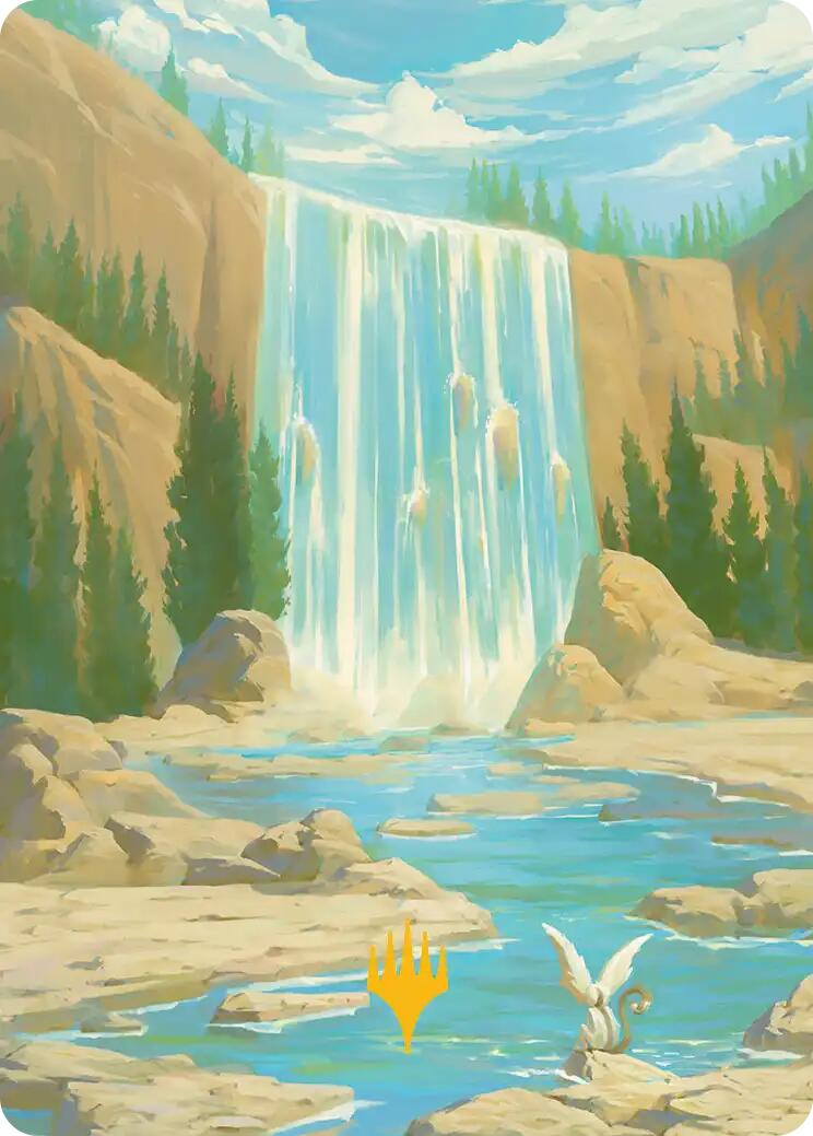 Island Art Card (Gold-Stamped Signature) [Avatar: The Last Airbender Art Series] | Game Master's Emporium (The New GME)