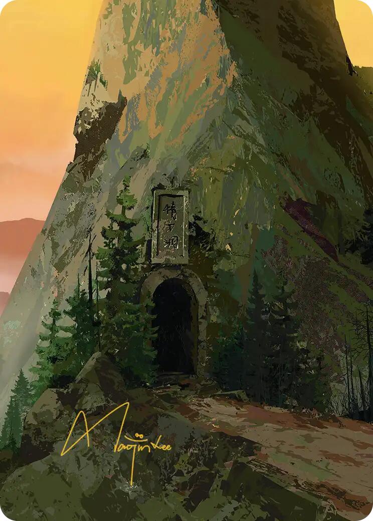 Mountain Art Card (Gold-Stamped Signature) [Avatar: The Last Airbender Art Series] | Game Master's Emporium (The New GME)