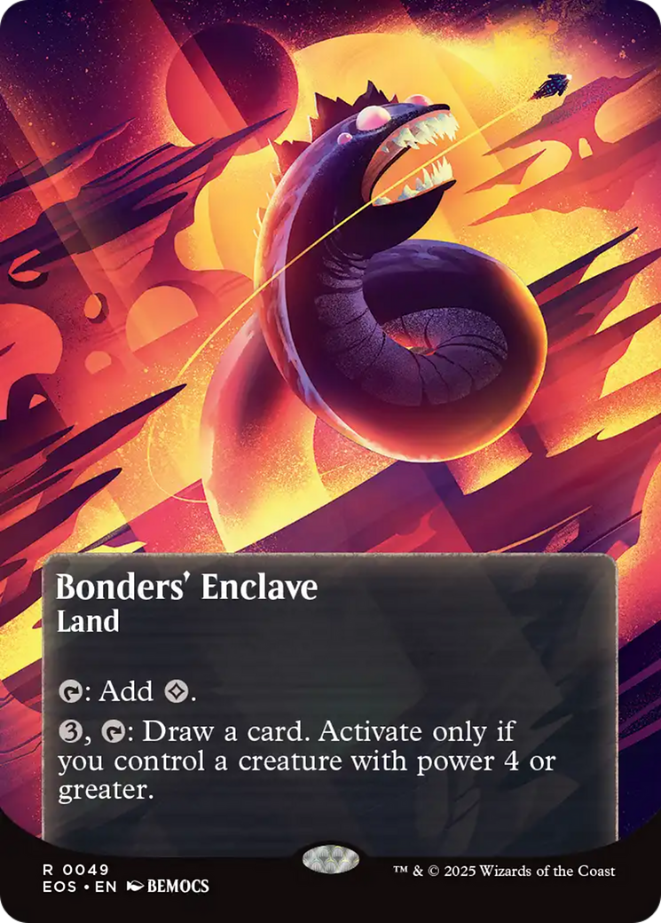 Bonders' Enclave (0049) (Borderless) [Edge of Eternities: Stellar Sights] | Game Master's Emporium (The New GME)