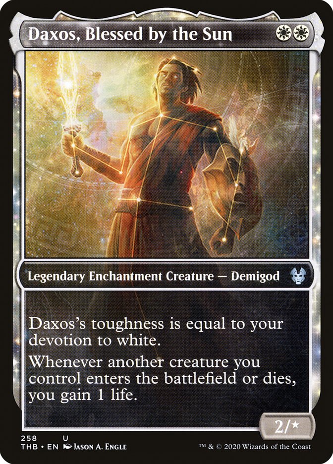 Daxos, Blessed by the Sun (Showcase) [Theros Beyond Death] | Game Master's Emporium (The New GME)