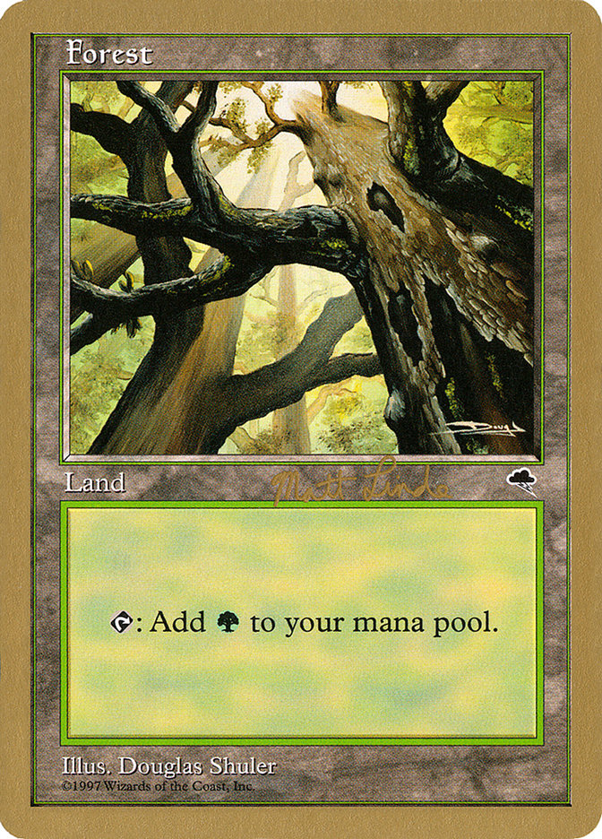 Forest (ml347a) (Matt Linde) [World Championship Decks 1999] | Game Master's Emporium (The New GME)