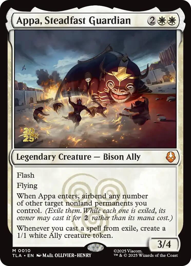 Appa, Steadfast Guardian [Avatar: The Last Airbender Prerelease Cards] | Game Master's Emporium (The New GME)