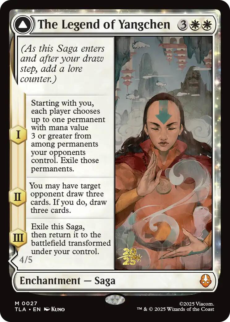 The Legend of Yangchen [Avatar: The Last Airbender Prerelease Cards] | Game Master's Emporium (The New GME)