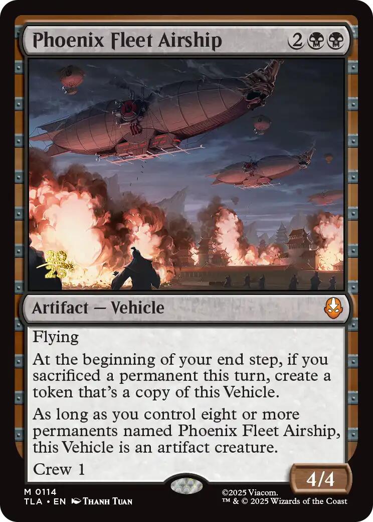 Phoenix Fleet Airship [Avatar: The Last Airbender Prerelease Cards] | Game Master's Emporium (The New GME)