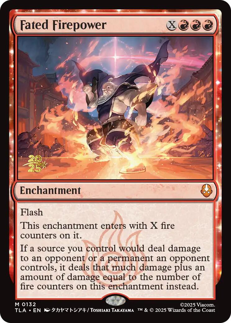 Fated Firepower [Avatar: The Last Airbender Prerelease Cards] | Game Master's Emporium (The New GME)