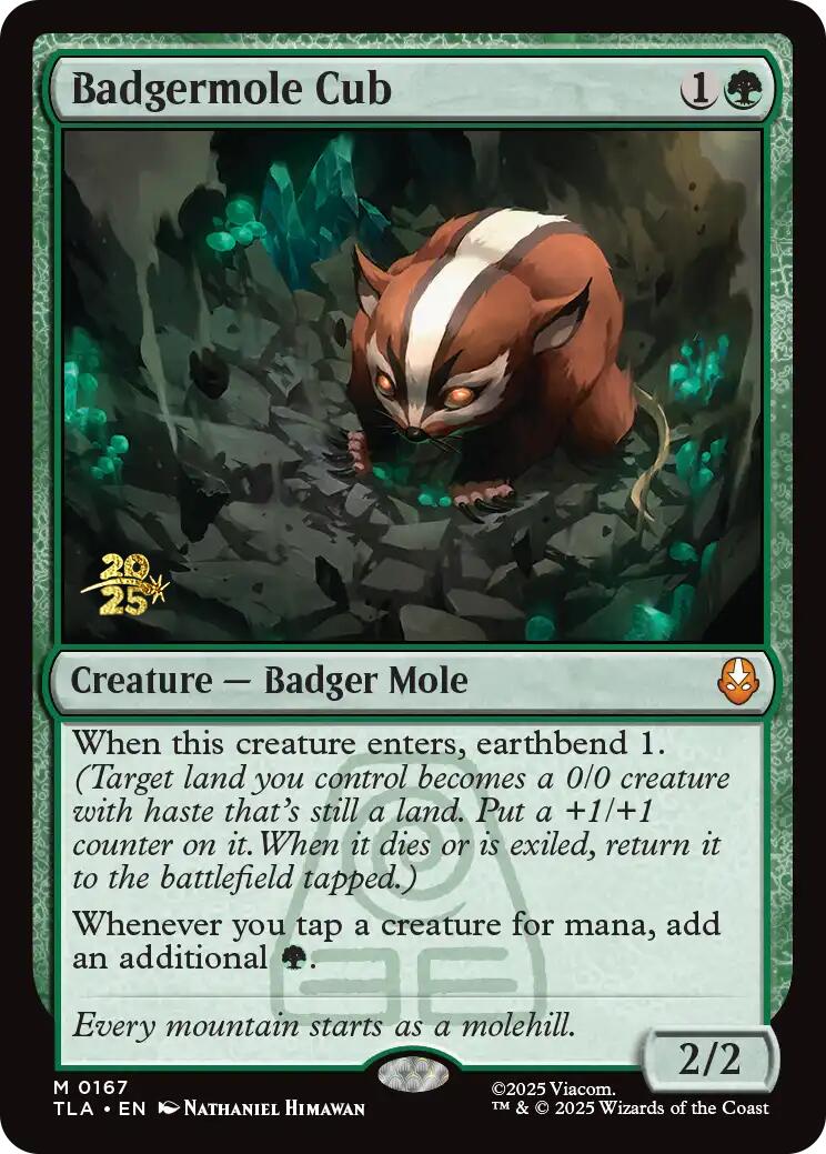 Badgermole Cub [Avatar: The Last Airbender Prerelease Cards] | Game Master's Emporium (The New GME)