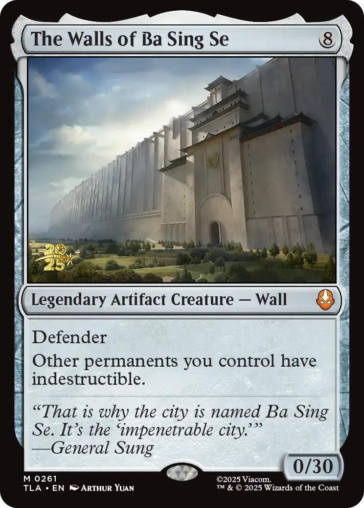 The Walls of Ba Sing Se [Avatar: The Last Airbender Prerelease Cards] | Game Master's Emporium (The New GME)
