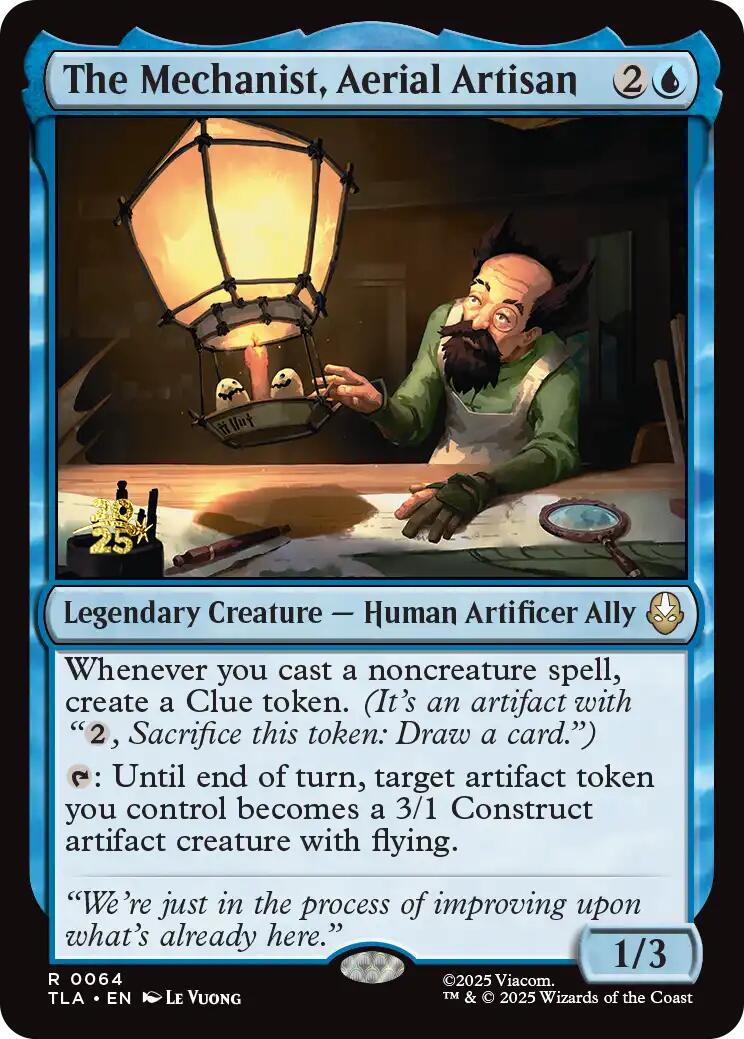 The Mechanist, Aerial Artisan [Avatar: The Last Airbender Prerelease Cards] | Game Master's Emporium (The New GME)