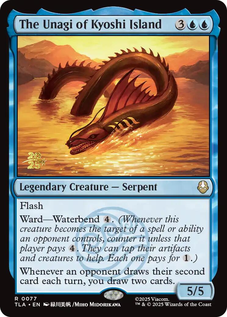 The Unagi of Kyoshi Island [Avatar: The Last Airbender Prerelease Cards] | Game Master's Emporium (The New GME)