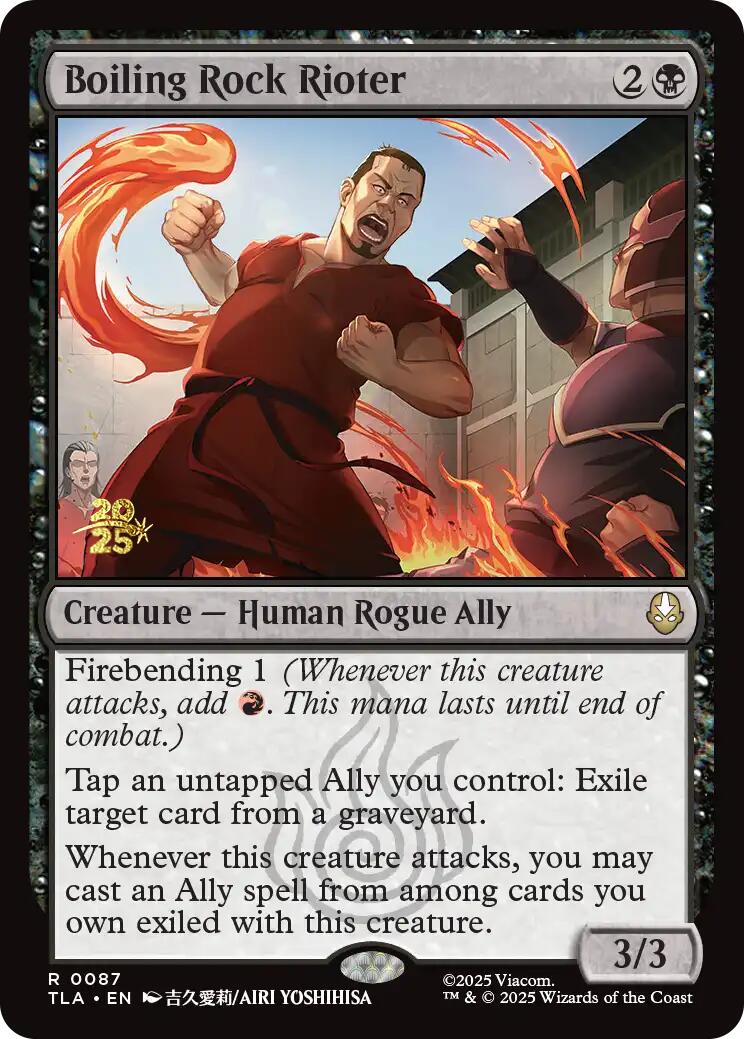 Boiling Rock Rioter [Avatar: The Last Airbender Prerelease Cards] | Game Master's Emporium (The New GME)